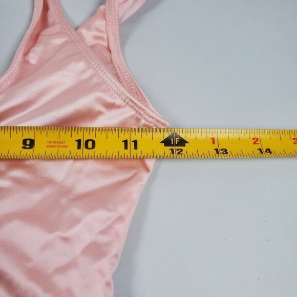 Good American Twisted Cutout One Piece Swimsuit Women Size XXS NWT Pink - Picture 9 of 13